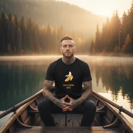 Herr Banan-T-shirt LUKATO – Rolig &amp; Avslappnad Stil