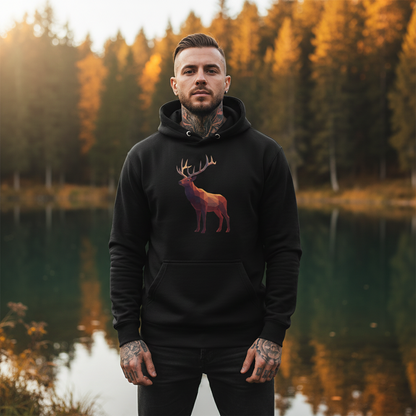 Men’s Moose Hoodie – Graphic Hoodie with Moose Design