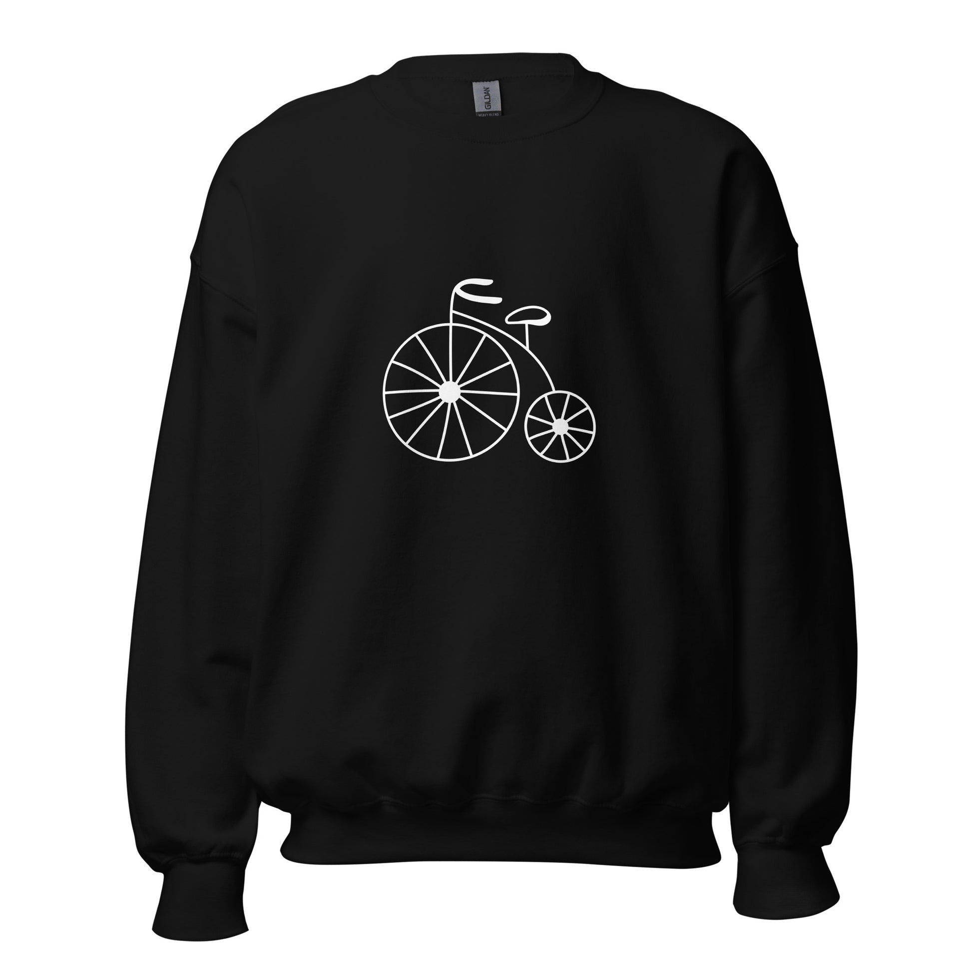 Men’s sweatshirt with vintage bicycle graphic on front