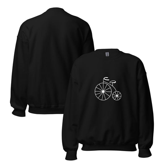 Men’s sweatshirt with vintage bicycle graphic on front